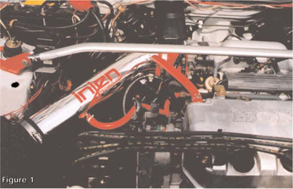 Injen 99-00 Honda Civic EL/EX/HX L4 1.6L IS Short Ram Cold Air Intake IS1555BLK IS1555BLK Photo - Mounted