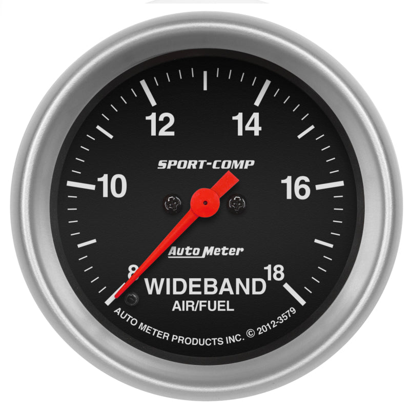 Autometer Gauge, Air/Fuel Ratio-Wideband, Analog, 2 5/8", 8:1-18:1 3579 Photo - Primary