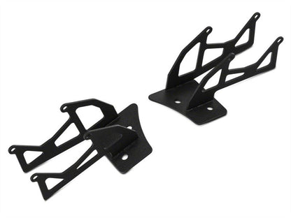 Raxiom 07-18 Jeep Wrangler JK Windshield Mounted Dual Light Brackets J106739 J106739 Photo - Close Up