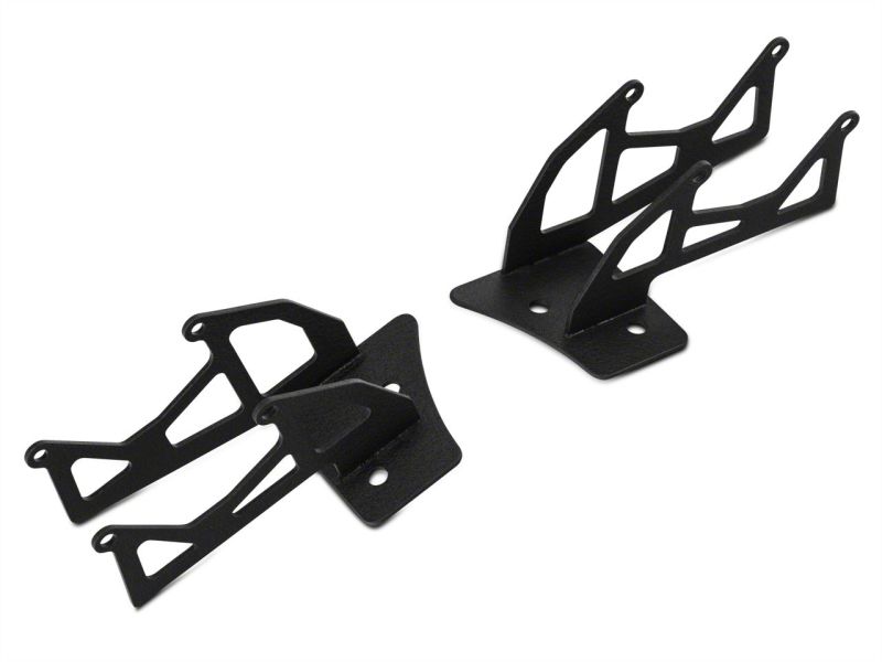 Raxiom 07-18 Jeep Wrangler JK Windshield Mounted Dual Light Brackets J106739 J106739 Photo - Close Up