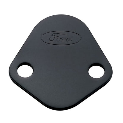 Ford Fuel Pump Block-Off Plate Black w/Ford Logo FRD302-291 302-291 Photo - Primary
