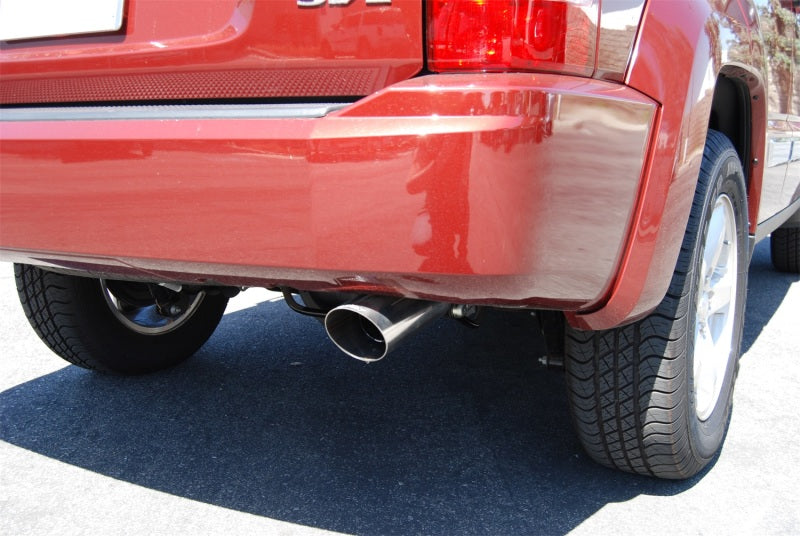 Gibson 08-12 Jeep Liberty Limited 3.7L 2.5in Cat-Back Single Exhaust - Aluminized 17206 17206 Photo - Mounted