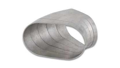 Vibrant 45 Degree Horizontal Plane Oval 304SS Pie Cuts Nominal Tube 3.50in 13585 13585 Photo - Primary