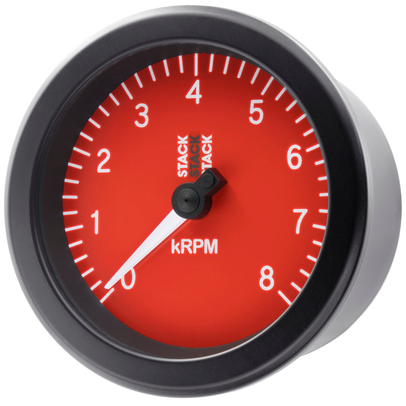 Autometer Stack Sport 88mm 0-8K RPM Tachometer - Red ST100-08R ST100-08R User 3