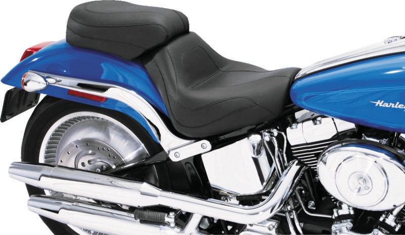 Mustang Motorcycle Mustang 00-07 Harley Softail Deuce Sport Touring Solo Seat - Black 75203 75203 User 1