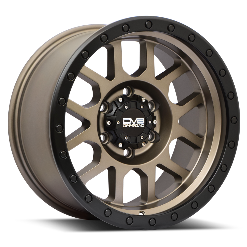 DV8 Offroad 883 Aluminum Beadlock Wheels 17x9 6x139.7 +0mm Matte Bronze 883A-7908300 883A-7908300 Photo - Primary