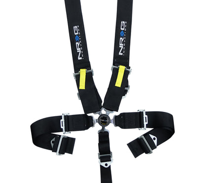 NRG Sfi 16.1 5pt 3 inch Seat Belt Harness / Cam Lock - Black SBH-RS5PCBK Photo - Primary