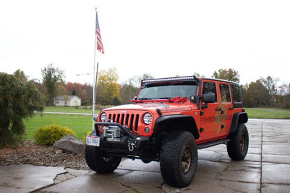 Fishbone Offroad Hood Mounted Hi-Lift Jack Mount JK/JL/JT FB31317 FB31317 Photo - lifestyle view