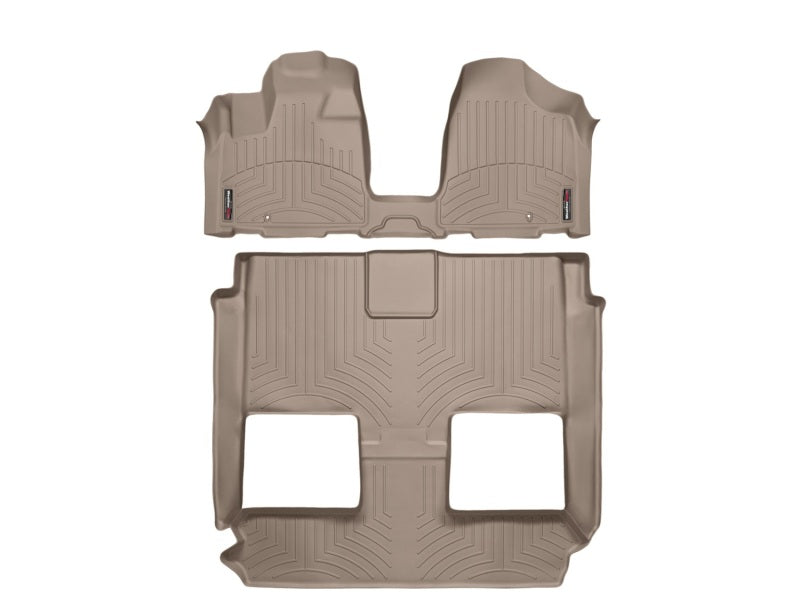 WeatherTech WT FloorLiner - Rear - Tan Floor Mats Floor Mats - Rubber main image