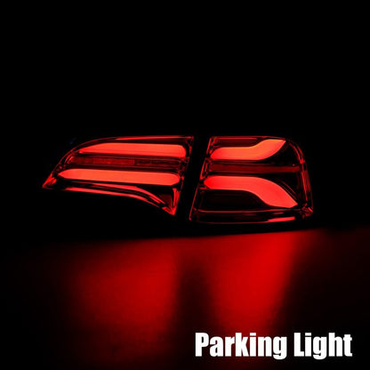 AlphaRex 20-22 Tesla Model Y PRO-Series LED Tail Lights Jet Black w/Seq Sig 601030 601030 User 2