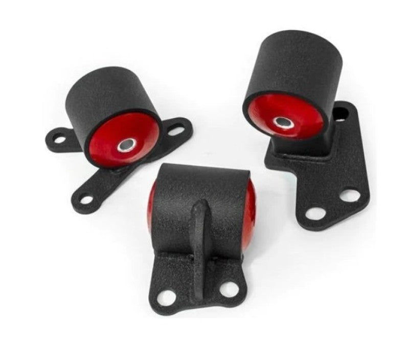 Innovative 92-95 Civic B/D Series Black Steel Mounts 75A Bushings (Auto to Manual Hydro 2 Bolt) 49550-75A