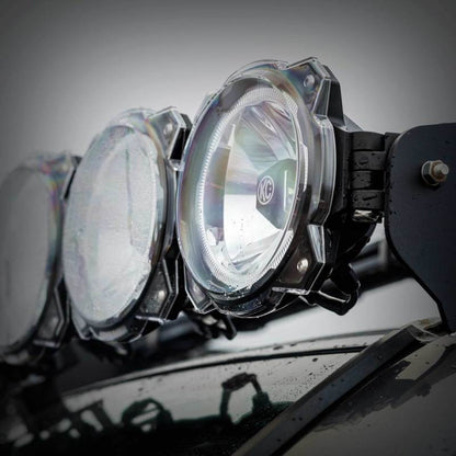 KC HiLiTES 6in. Light Shield for Gravity Pro6 LED Lights (Single) - Clear 5118 5118 Photo - lifestyle view