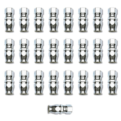 Russell Performance -6 AN Endura Pwerflex Power Steering Straight Hose Ends (25 pcs.) 620409 620409 Photo - Primary