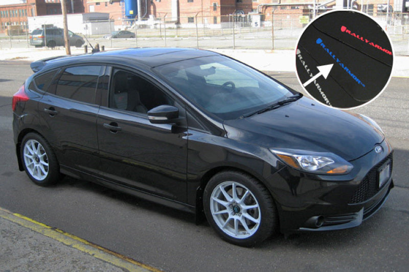 Rally Armor 2013+ Ford Focus Mud Flaps Blue Logo MF27-UR-BLK/BL User 1