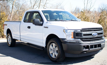 Fishbone Offroad 09-14 Ford F150 Super Crew Cab Oval Side Steps - Black Textured FB21379 FB21379 Photo - lifestyle view