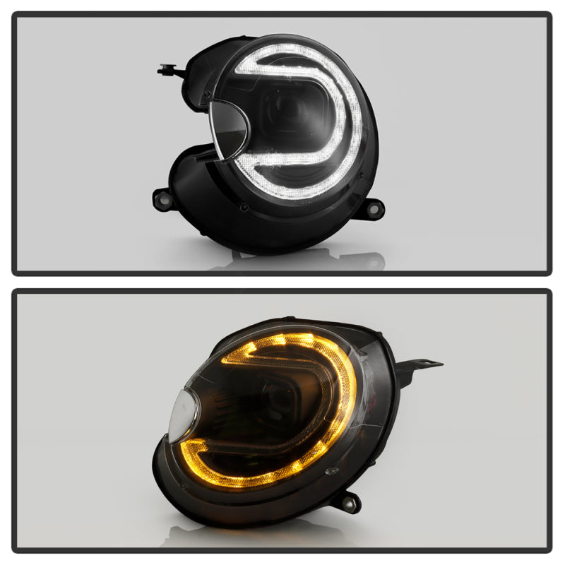 Spyder Mini Cooper 07-12 V2 Halogen Model Only Projector Headlights - Black PRO-YD-MC07V2SI-SBLB-BK 5088215 5088215 User 6