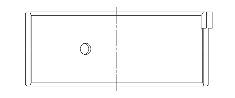 ACL Acura B17A1/B18A1/B18B1 0.025mm Overzized High Performance Rod Bearing Set 4B1946H-.025 4B1946H-.025 Technical Drawing