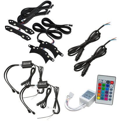 ORACLE Lighting Oracle 15-21 Dodge Challenger RGB+W Headlight DRL Upgrade Kit - ColorSHIFT w/ Simple Controller 1329-504 1329-504 Photo - Primary