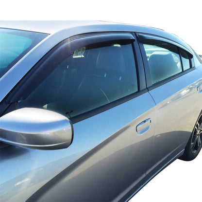 Westin 2011-2018 Dodge Charger Wade Slim Wind Deflector 4pc - Smoke 72-35428 72-35428 Photo - Primary