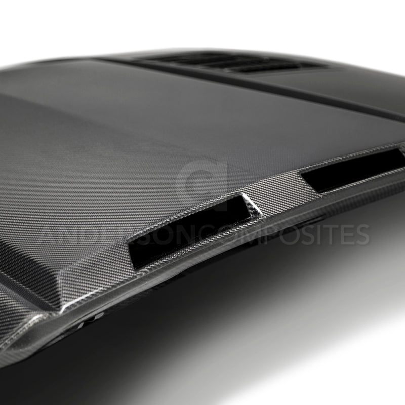 Anderson Composites 2018-2019 Ford Mustang Ram Air Double Sided Carbon Fiber Hood AC-HD18FDMU-AB-DS AC-HD18FDMU-AB-DS User 6