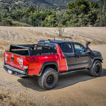 Westin 05-21 Toyota Tacoma 5ft Bed Overland Cargo Rack - Textured Black 51-10015 51-10015 Photo - Mounted