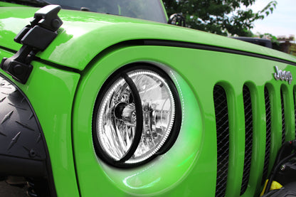 ORACLE Lighting Oracle 07-16 Jeep Wrangler JK SMD HL - ColorSHIFT w/ BC1 Controller 7079-335 7079-335 Photo - lifestyle view