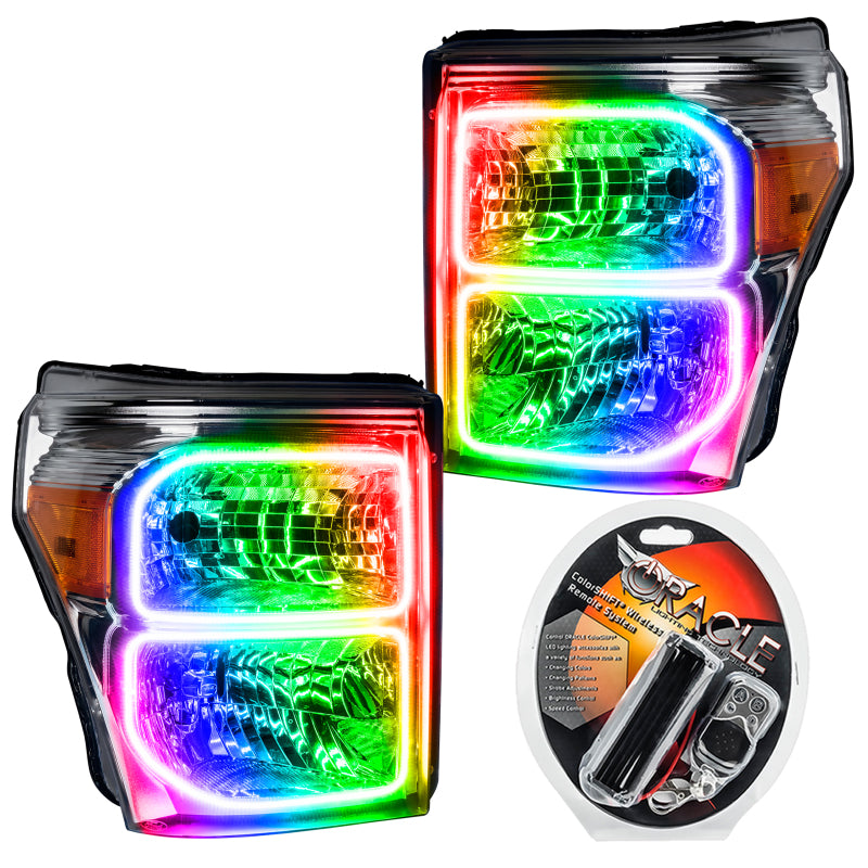 ORACLE Lighting Oracle 11-16 Ford F250/350 LED HL - ColorSHIFT 8158-330 8158-330 Photo - Primary
