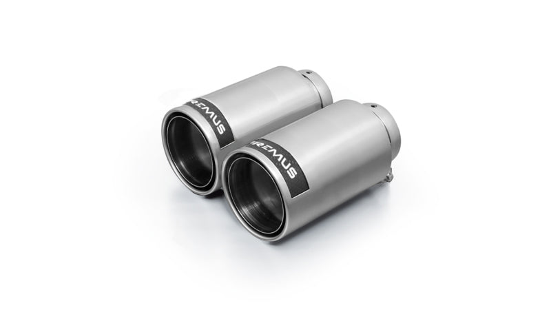 Remus Stainless Steel 98mm Polished w/Carbon Insert Tail Pipe Set (Pair)
 0026 98CR 0026 98CR Photo - Primary