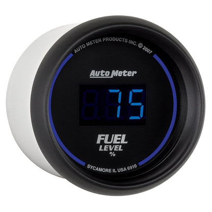 Autometer 2-1/16" Fuel Level, Programmable 0-280 ?, Digital Black 6910 User 3