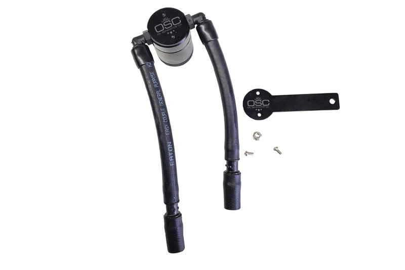 J&L 13-19 Ford Fusion 1.5L EcoBoost Oil Separator 3.0 Passenger Side - Black Anodized 3039P-B 3039P-B Photo - Primary