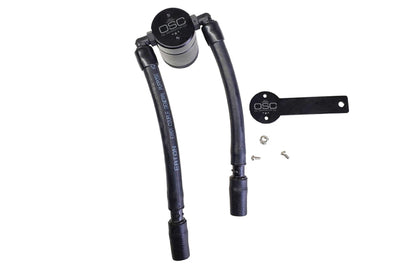 J&L 13-19 Ford Fusion 1.5L EcoBoost Oil Separator 3.0 Passenger Side - Black Anodized 3039P-B 3039P-B Photo - Primary