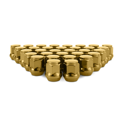 Mishimoto Steel Acorn Lug Nuts M14 x 1.5 - 32pc Set - Gold MMLG-AC1415-32GD MMLG-AC1415-32GD User 1