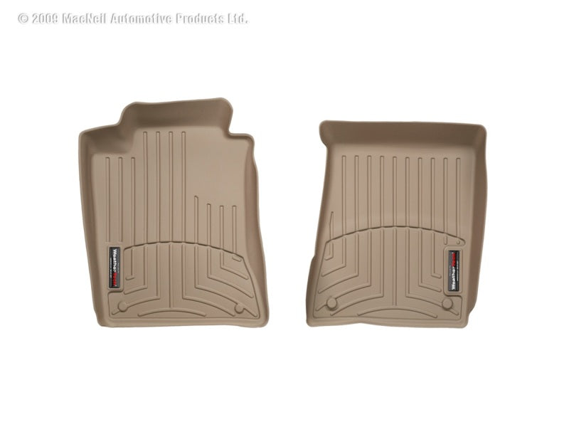 WeatherTech WT FloorLiner - Front - Tan Floor Mats Floor Mats - Rubber main image