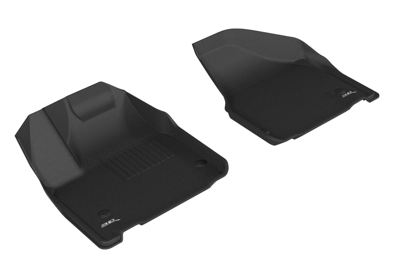 3D MAXpider 2017-2020 Chrysler Pacifica/Voyager Kagu 1st Row Floormat - Black L1CY00511509 L1CY00511509 Photo - Primary