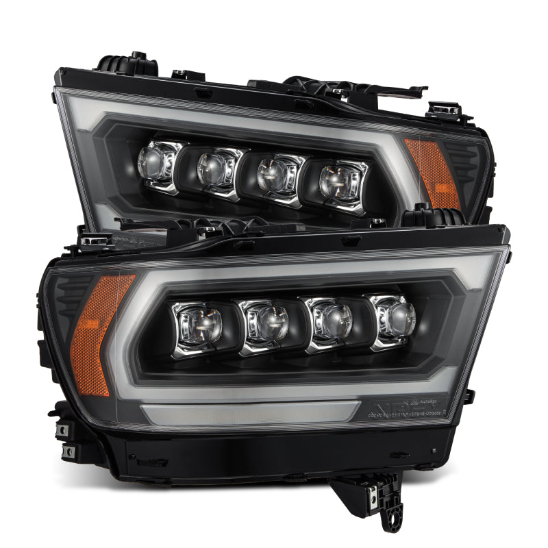 AlphaRex 19-23 Dodge Ram 1500 (No Clsc/Ltd/TRX) NOVA-Series Proj. Headlights Black (Req. Converter) 880578 880578 Photo - Primary