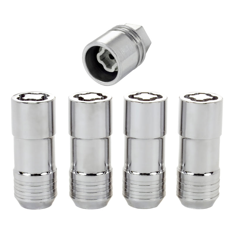 McGard Wheel Lock Nut Set - 4pk. (Cone Seat) M14X2.0 / 13/16 Hex / 2.25in. Length - Chrome 24205 24205 Photo - out of package