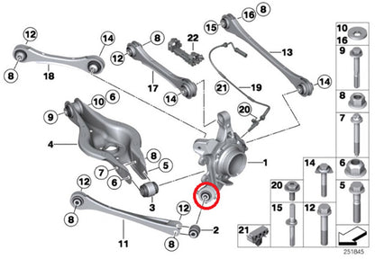 SPL Part Rear Traction Arm Knuckle Bushing F2X F3X SPL RKB F3X Photo - out of package
