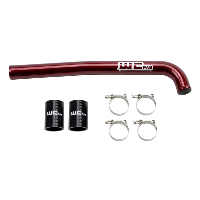 Wehrli 19-22 Chevrolet 6.7L Cummins High Output Upper Coolant Pipe - WCFab Red WCF100251-RED