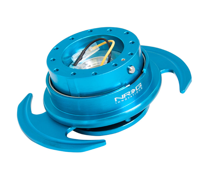 NRG 3.0 Quick Release Kit New Blue Body New Blue Ring with Handles SRK-650NB Photo - Primary