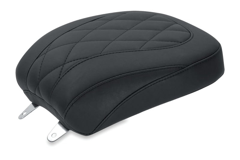 Mustang Motorcycle Mustang 84-06 Harley Standard Rear Tire Wide Tripper Passenger Seat Diamond Stitch - Black 76803 76803 Photo - Primary