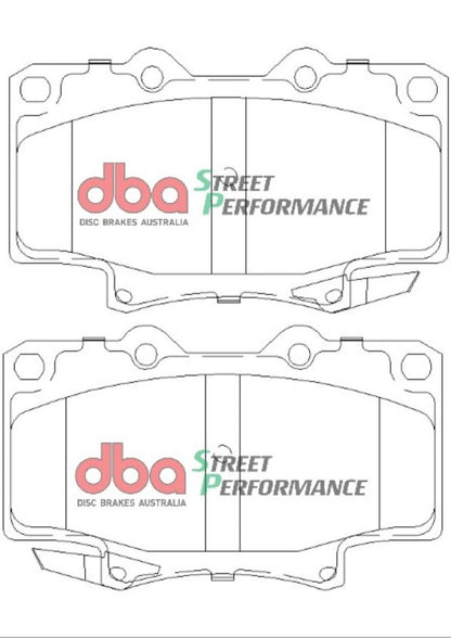 DBA 91-96 Toyota Land Cruiser SP500 Front Brake Pads DB1199SP DB1199SP User 1