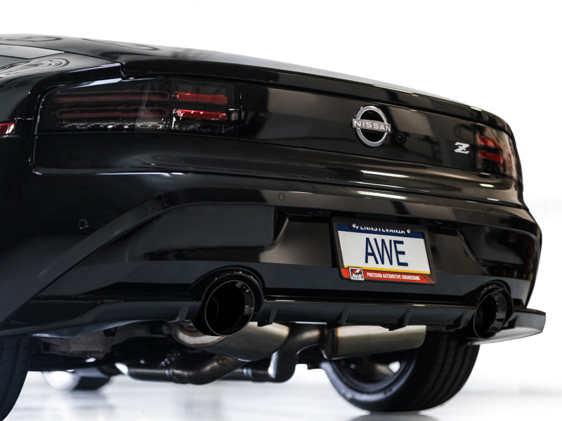 AWE Tuning AWE 2023 Nissan Z RZ34 RWD Touring Edition Catback Exhaust System w/ Diamond Black Tips 3015-33400 3015-33400 Photo - Mounted
