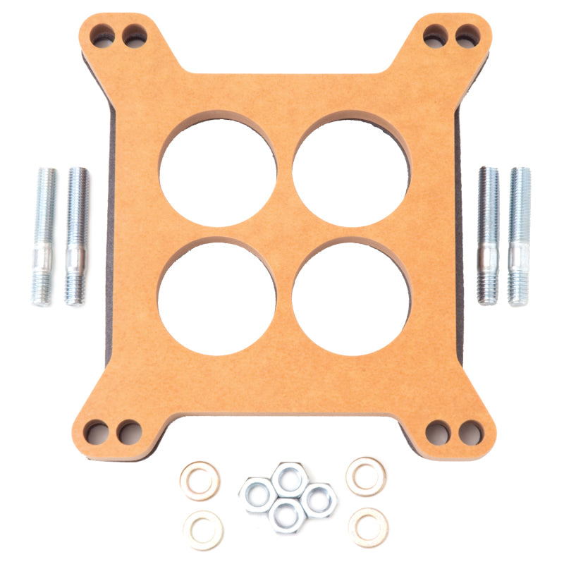 Edelbrock 1/2" 4-Hole Spacer, Wood Fiber Laminate 8723 Photo - Primary