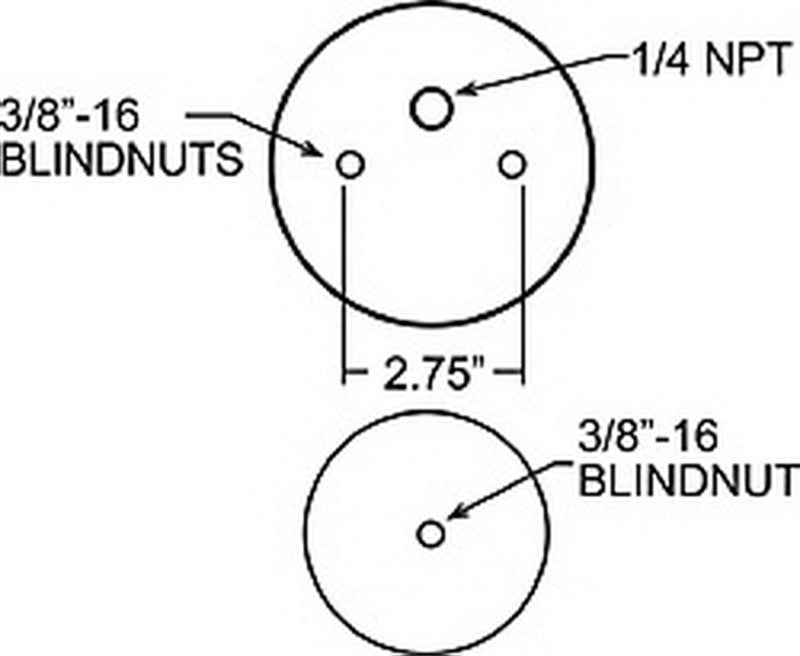 Firestone Ride-Rite Replacement Bellow 110/70 227mm Sleeve (For Kit PN 2209/2587/2212) (W217609001) 9001 9001 Technical Bulletin