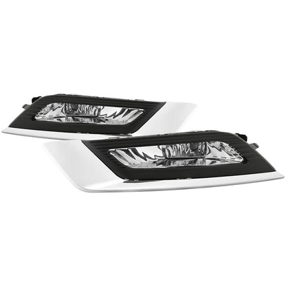 Spyder 17-18 Ford Fusion OEM Fog Lights w/ Switch & Cover - Clear (FL-FFUS17-C) 5085405 5085405 Photo - Primary