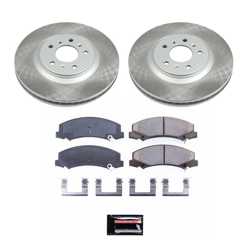 PowerStop Power Stop 14-16 Chevrolet Impala Limited Front Semi-Coated Rotor Kit SC4654 SC4654 Photo - Primary