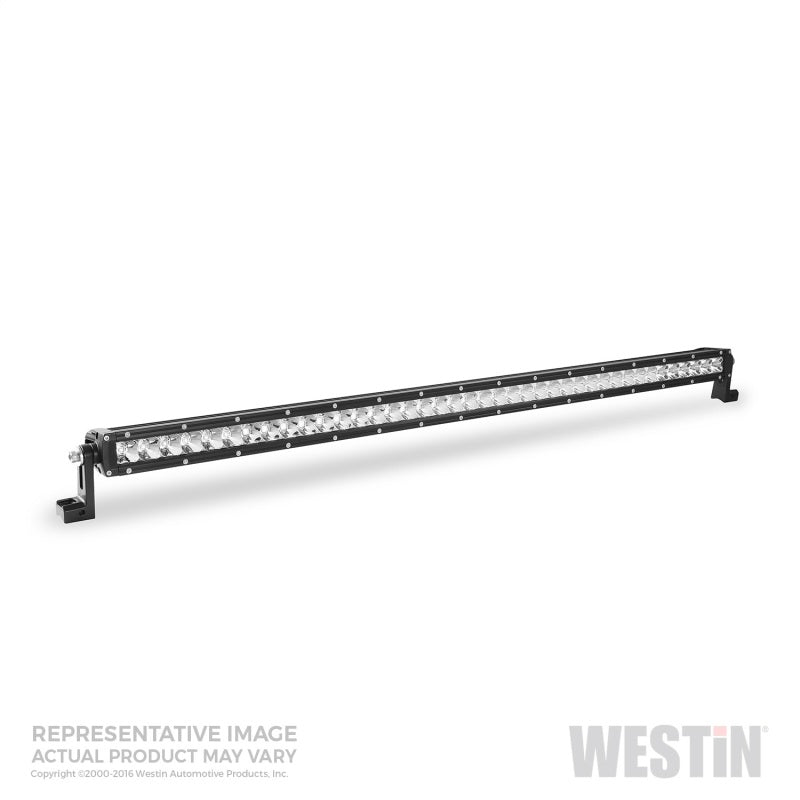 Westin Xtreme LED Light Bar Low Profile Single Row 50 inch Flex w/5W Cree - Black 09-12270-50S 09-12270-50S Photo - Unmounted