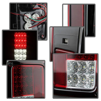 Spyder Jeep Wrangler 07-15 LED Tail Lights Red Clear ALT-YD-JWA07-LED-RC 5070401 5070401 User 1