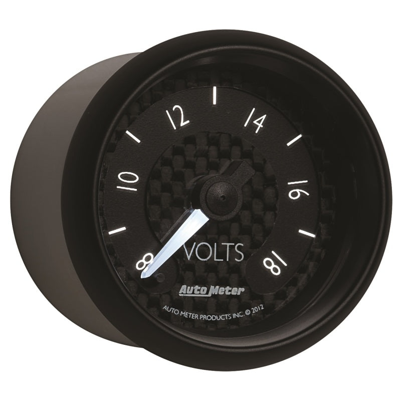Autometer GT Series 52mm Full Sweep Electronic 8-18 Volts Voltmeter 8091 8091 User 6