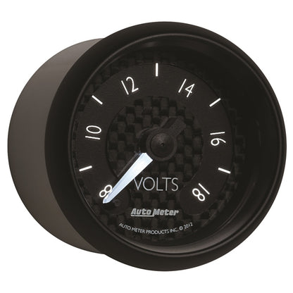 Autometer GT Series 52mm Full Sweep Electronic 8-18 Volts Voltmeter 8091 8091 User 6